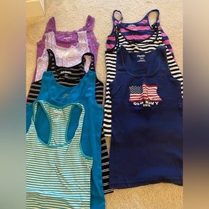 Old navy tanks size Small and Medium